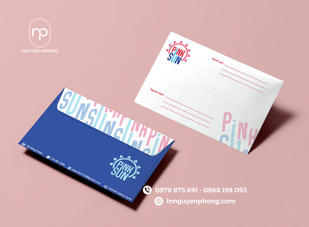 In phong bì theo yêu cầu - Xưởng in nhanh, giá rẻ tại Hà Nội